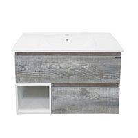 Тумба Comforty 00-00004144200 Турин подвесная 75х47 см, с раковиной 75E, дуб бежевый Тумба Comforty 00-00004144200 Турин подвесная 75х47 см, с раковиной 75E, дуб бежевый