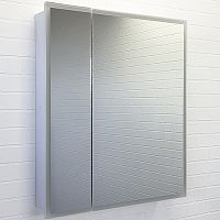 Зеркальный шкаф Comforty 00-00013780 Классик 70х80 см, с подсветкой/бесконтактный сенсор, белый матовый