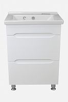 Тумба Loranto CS00067607 Модерн с раковиной, подвесная, 70х44 см, белая