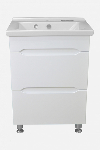 Тумба Loranto CS00067607 Модерн с раковиной, подвесная, 70х44 см, белая снят с производства