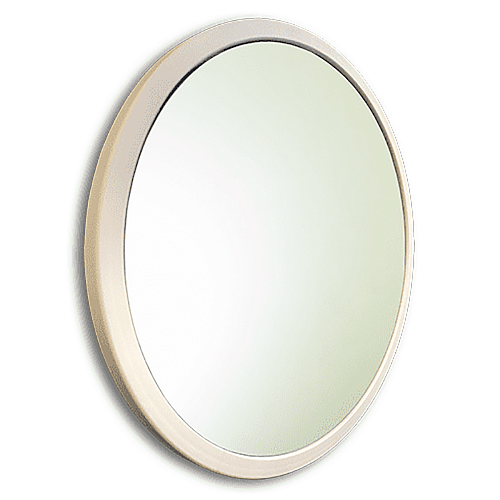 Зеркало Aquanika AQM5050RU139 METALLICA 50 см: без подсветки, металлическая рама, белый купить недорого в интернет-магазине Керамос