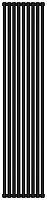 Радиатор Сунержа 31-0302-1809 Эстет-11 отопительный н/ж 1800х405 мм/ 9 секций, матовый черный