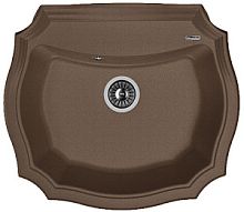 Мойка для кухни Florentina 20.355.D0640.303 Эмилия 64х55 см, мокко
