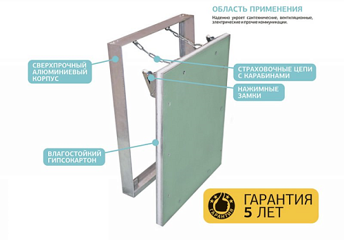 Люк ревизионный сантехнический Revizor Т34 Т34_30*50