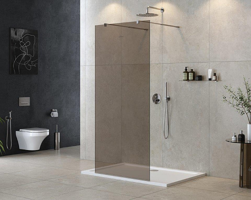 Душевая перегородка CEZARES LIBERTA-L-2-80-BR-Cr Душевая перегородка CEZARES LIBERTA-L-2-80-BR-Cr