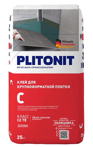 Клей на цементной основе Plitonit  С -25
