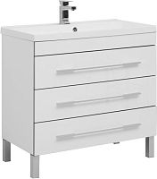 Тумба с раковиной Aquanet 00212872 Верона, 90х48 см, белая Тумба с раковиной Aquanet 00212872 Верона, 90х48 см, белая