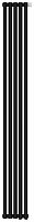 Радиатор Сунержа 31-0322-1805 Эстет-00 отопительный н/ж EU50 1800х225 мм/ 5 секций, матовый черный