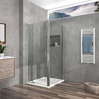 Душевой уголок Vincea VSR-1I901090CL Intra, 90/100х90 см, профиль хром/стекло прозрачное