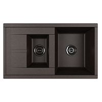Мойка для кухни Акватон 1A716232DE280 Делия 87х51, кофе Мойка для кухни Акватон 1A716232DE280 Делия 87х51, кофе