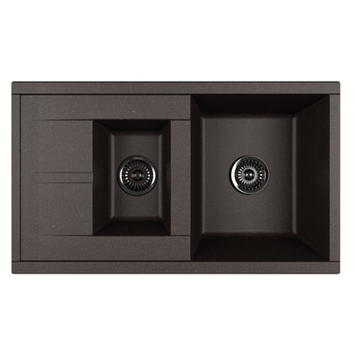 Мойка для кухни Акватон 1A716232DE280 Делия 87х51, кофе