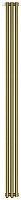 Радиатор Сунержа 05-0320-1803 Эстет-0 отопительный н/ж EU50 левый 1800х135 мм/ 3 секции, состаренная бронза