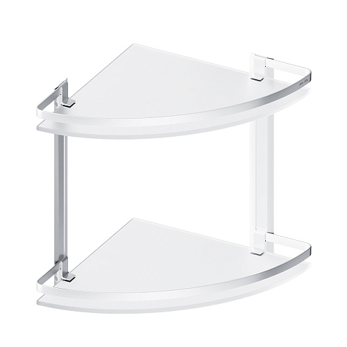 Полка AM.PM A7456200 Sense L для душа, 34х24 см, серебро купить недорого в интернет-магазине Керамос