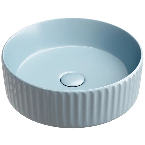 Умывальник Ceramica Nova CN6057ML Element, чаша накладная 36х36 см, голубой матовый
