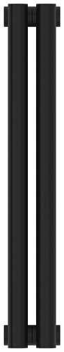 Радиатор Сунержа 31-0302-5002 Эстет-11 отопительный н/ж 500х90 мм/ 2 секции, матовый черный