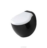 Artceram BLV001 01 50/ L3110 bi/nero  Blend Унитаз подвесной 52x36см c креплением, цвет черно-белый