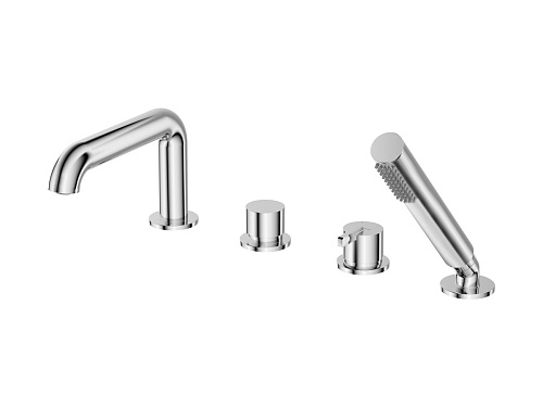 Смеситель Deante BQS_014M Silia на борт ванны на 4 отверстия, хром Смеситель Deante BQS_014M Silia на борт ванны на 4 отверстия, хром