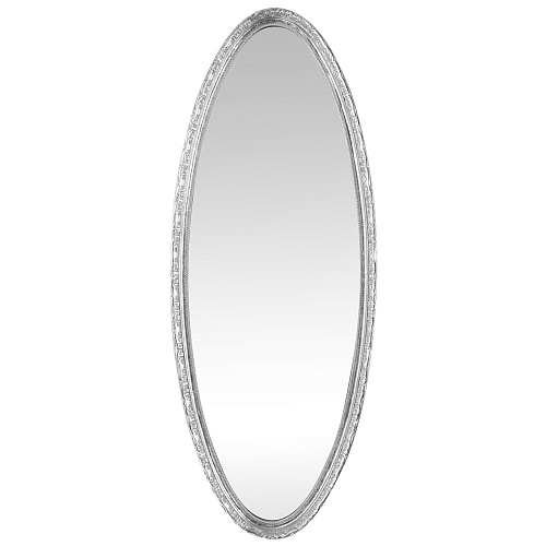 Зеркало Migliore 30645 овальное 133х52х4.5 см, серебро купить недорого в интернет-магазине Керамос