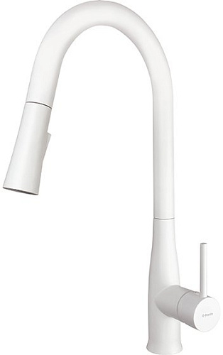 Смеситель Deante BDH_A72M Lukrecja для кухни с выдвижным изливом, Bianco (белый) Смеситель Deante BDH_A72M Lukrecja для кухни с выдвижным изливом, Bianco (белый)