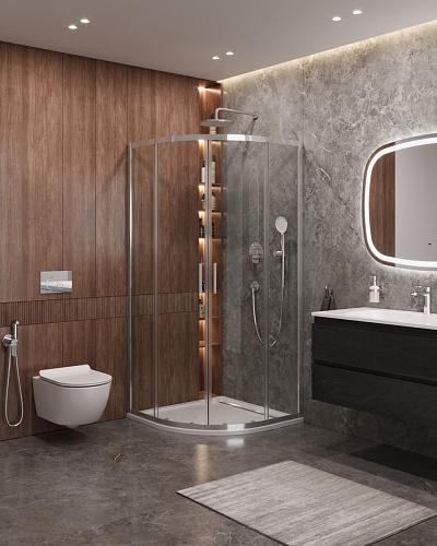 Душевой уголок CEZARES MOLVENO-R-2-80-C-Cr-IV Душевой уголок CEZARES MOLVENO-R-2-80-C-Cr-IV