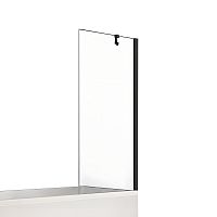 Шторка для ванны New Trendy NEW SOLEO Black P-0079
