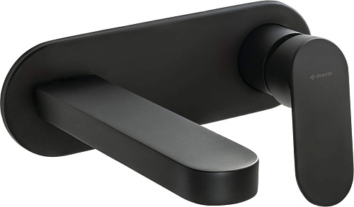 Смеситель Deante BGA_N54L Alpinia для раковины настенный, с внутренней частью, Nero (черный) Смеситель Deante BGA_N54L Alpinia для раковины настенный, с внутренней частью, Nero (черный)