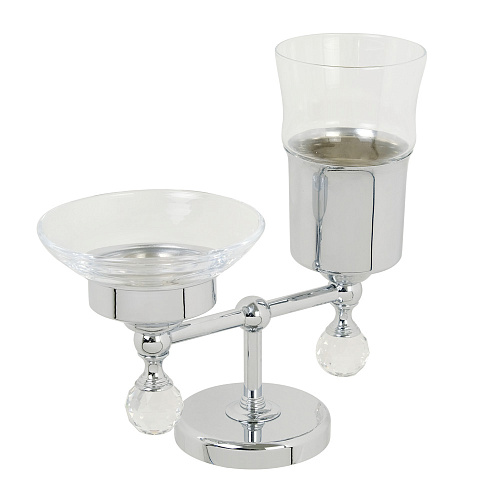 Стакан и мыльница Migliore 16591 Amerida настольные, хром/Swarovski - купить в Санкт-Петербурге, цена на Стакан и мыльница Migliore 16591 Amerida настольные, хром/Swarovski в интернет-магазине Керамос Стакан и мыльница Migliore 16591 Amerida настольные, хром/Swarovski купить недорого в интернет-магазине Керамос