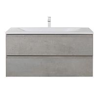 Тумба под раковину Cezares MOLVENO-100-2C-SO-BET MOLVENO подвесная, 100х50 см, бетон
