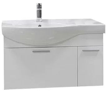 Тумба Акватон 1A188401ND010 Инди под раковину, 80х37 см, белый,хром глянец