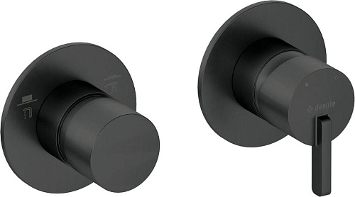 Смеситель Deante BQS_N46P Silia для душа встраиваемый, с переключателем на 2 положения Click-Clack, Nero (черный) Смеситель Deante BQS_N46P Silia для душа встраиваемый, с переключателем на 2 положения Click-Clack, Nero (черный)