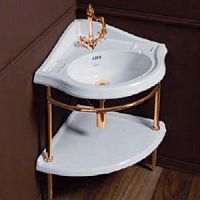 Simas 1011oro Arcade Угловая структура для раковины AR884 и полки AR894, цвет золото