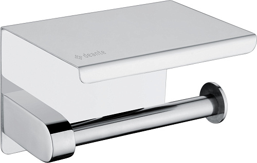 Держатель Deante ADR_0221 Round для туалетной бумаги с крышкой, хром купить недорого в интернет-магазине Керамос