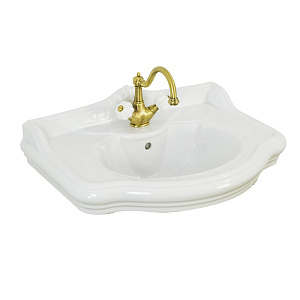 Раковина Migliore 27778 Impero "Тюльпан" 73х54 см, белая