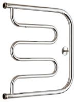 Полотенцесушитель водяной Сунержа 00011-5050 Тандем Стилье 500х500 мм, резьба-сгон 1", без покрытия