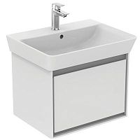 Тумба Ideal Standard E0846KN Connect Air для раковины 60х40 см, подвесная, Glossy White + Matt Light Grey (белый глянцевый + светло-серый матовый) Тумба Ideal Standard E0846KN Connect Air для раковины 60х40 см, подвесная, Glossy White + Matt Light Grey (белый глянцевый + светло-серый матовый)