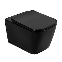 Комплект Унитаз+Сиденье BelBagno ARDENTE-C BB3202CHR-MB/BB3202SC-MB