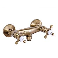 Смеситель Gattoni 1207512V0br Vivaldi для душа, выпуск снизу, цвет бронза