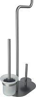 Стойка Deante ADI_D732 Silia с держателем для туалетной бумаги и ершиком, Titanium (титан) Стойка Deante ADI_D732 Silia с держателем для туалетной бумаги и ершиком, Titanium (титан)