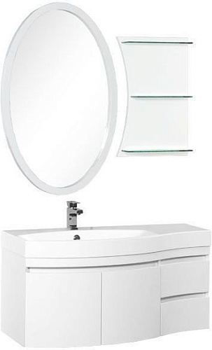 Комплект мебели Aquanet 00169414 Опера для ванной комнаты, белый купить недорого в интернет-магазине Керамос