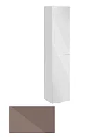 Шкаф-пенал Keuco 34031140001 Royal Reflex высокий 167х35 см, петли слева, трюфель/трюфель