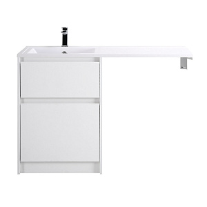 База BelBagno KRAFT-LVD-580/1200-2C-PIA-BO под раковину 58х48 см, напольная, Bianco Opaco (белый матовый)