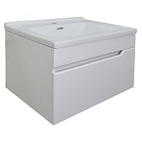 Тумба Loranto CS00085082 Mari с раковиной 43,5х60 см, белый