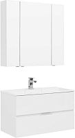 Комплект мебели Aquanet 00237349 Алвита для ванной комнаты, белый