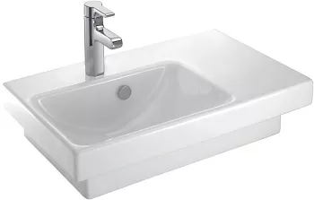 Раковина Jacob Delafon E4757G-00 Odeon Up накладная 65х40 см, белая
