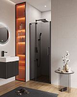 Душевая дверь в нишу CEZARES SLIDER-B-1-80/90-GRIGIO-NERO Душевая дверь в нишу CEZARES SLIDER-B-1-80/90-GRIGIO-NERO