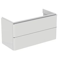 Тумба Ideal Standard T4302WG Adapto для раковины 100х42 см, подвесная, с ящиками, Lacquered White Glossy (белый лак глянцевый) Тумба Ideal Standard T4302WG Adapto для раковины 100х42 см, подвесная, с ящиками, Lacquered White Glossy (белый лак глянцевый)