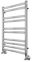 Полотенцесушитель водяной Aquatek AQ RO1080CH Оберон П10 50х80 см, подключение нижнее/диагональное, хром