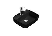 Раковина Aquatek AQ5506-MB Вега для установки на столешницу, 50х39.5 см, с отверстием под смеситель, черный матовый Раковина Aquatek AQ5506-MB Вега для установки на столешницу, 50х39.5 см, с отверстием под смеситель, черный матовый