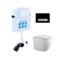 Инсталляция с подвесным унитазом Aquatek ЕВРОПА SET BW AQUATEK ЕВРОПА-031 3в1