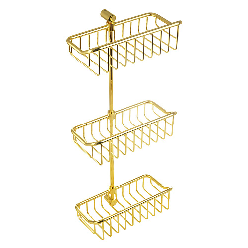 Решетка Migliore 22052 Complementi тройная, золото купить недорого в интернет-магазине Керамос